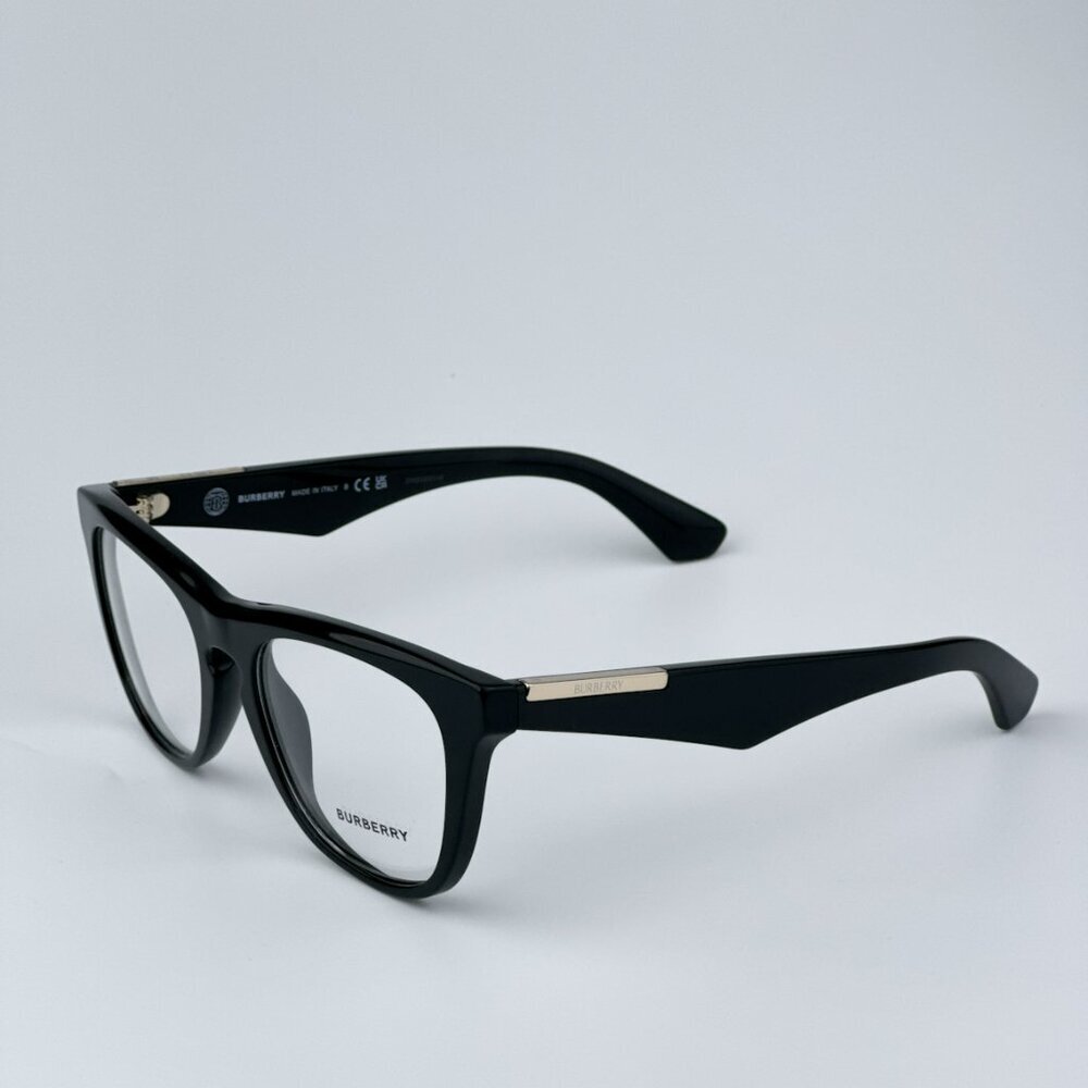 Burberry BE2409 3001 BRAND NEW Eyeglasses Black Square Unisex - Picture 6 of 10